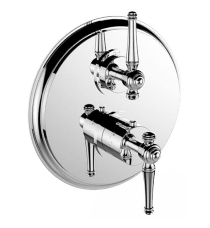Santec Klassica I 7097KL49-TM 1/2x22 Thermostatic with Volume Control and 2 Way Diverter Trim - Oil Rubbed Bronze