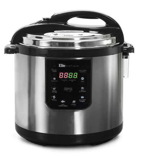 Elite Platinum Epc-1013 Maxi-Matic 10 Quart Electric Pressure Cooker, Black