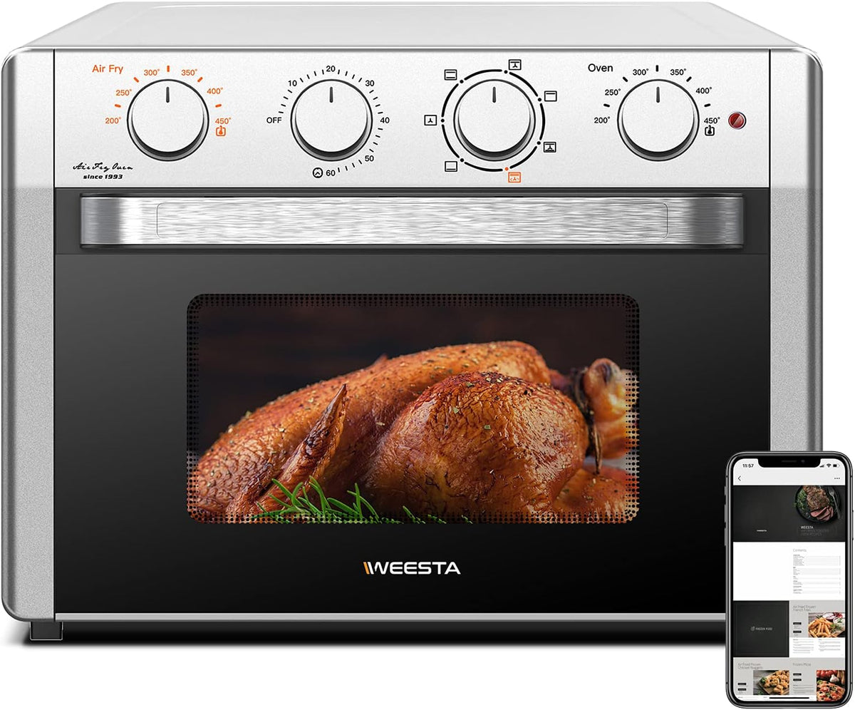 Air Fryer Toaster Oven 24 Quart - 7-in-1 Convection Oven with Air Fry, Large Capacity Y66661