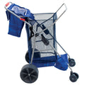 Rio | Wonder Wheeler Deluxe Beach Cart - Dark Blue
