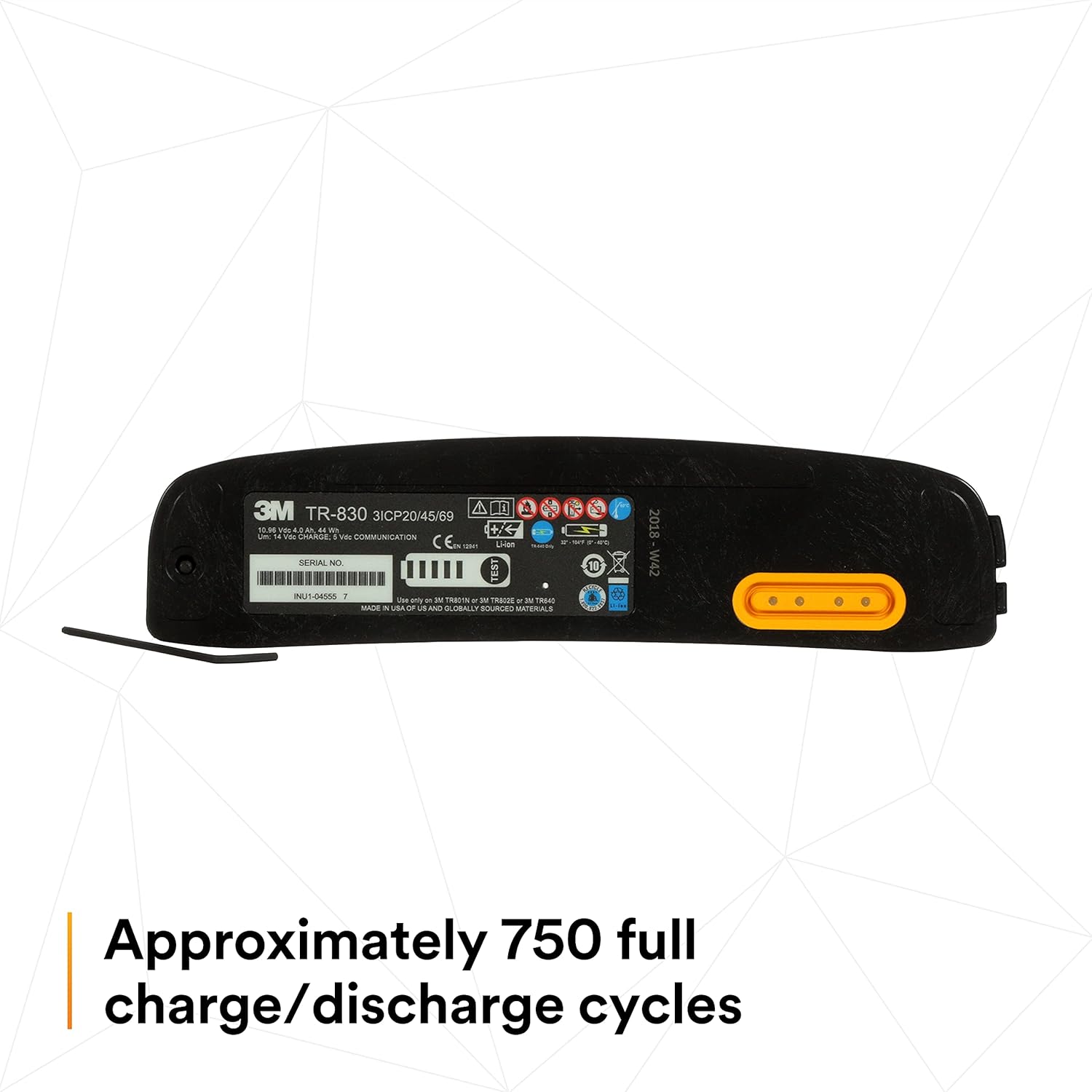 Intrinsically Safe Battery for TR-800 PAPR W7627